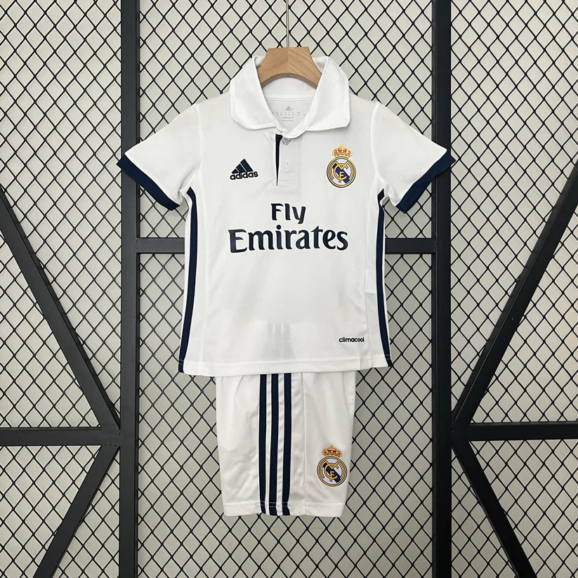 Kids Real Madrid 2016-17 Home Retro