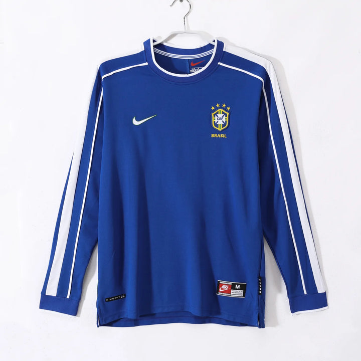 1998-00 Brazil Away Shirt Long Sleeve