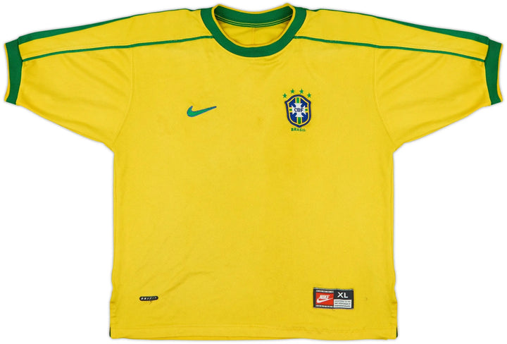 1998-00 Brazil Home Shirt