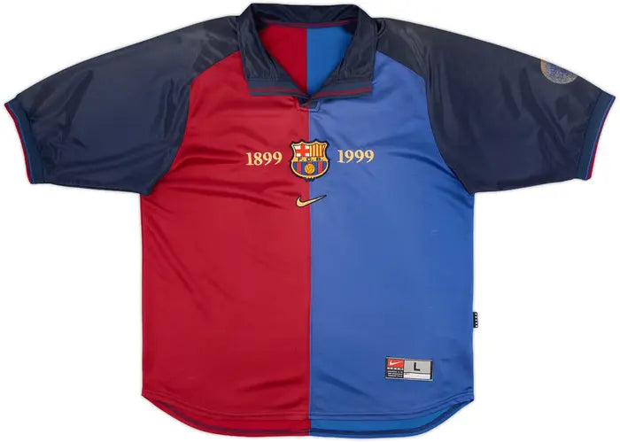 1999-00 Barcelona Centenary Home Shirt