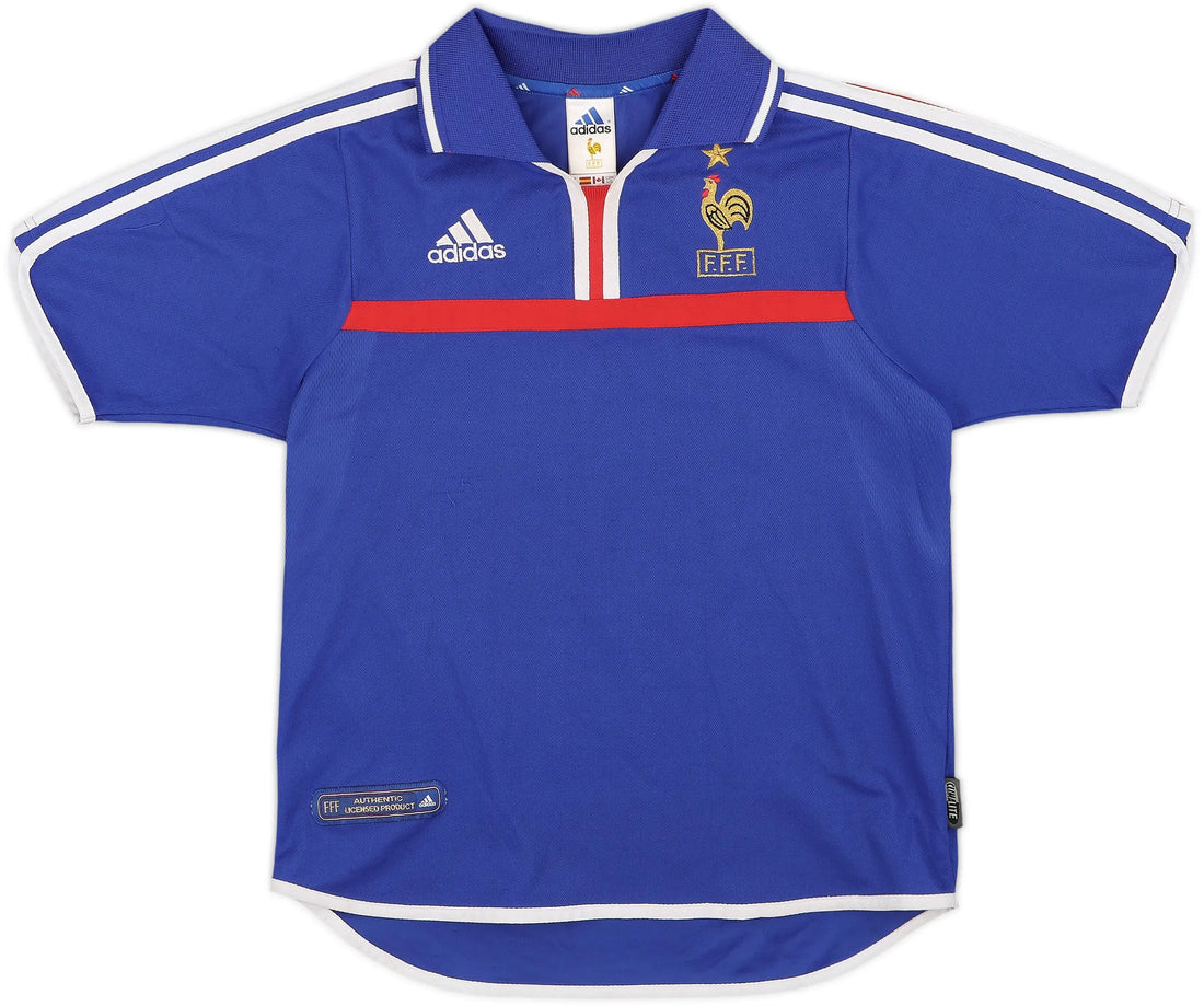 2000-02 France Home Shirt