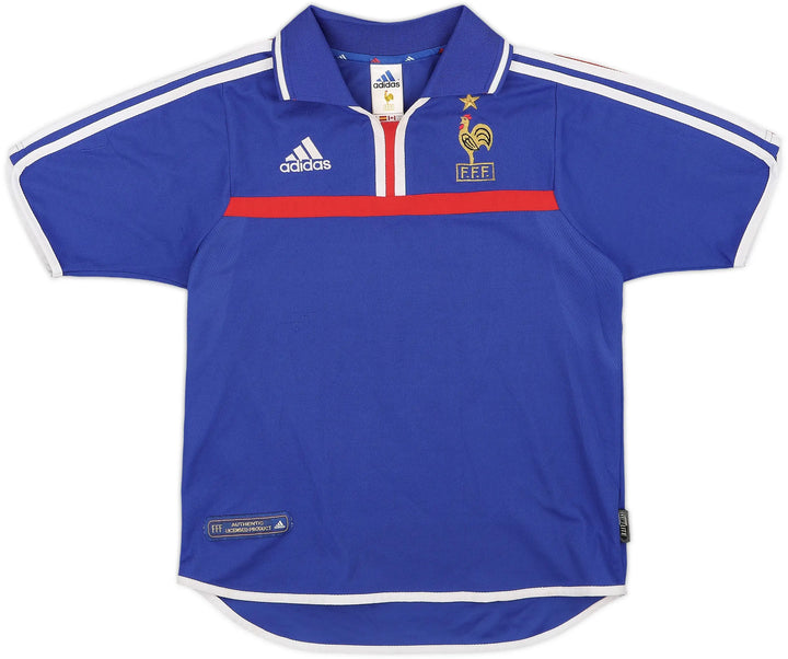 2000-02 France Home Shirt