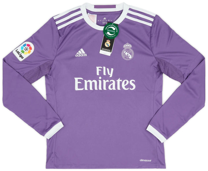 2016-17 Real Madrid Away Shirt Long Sleeve