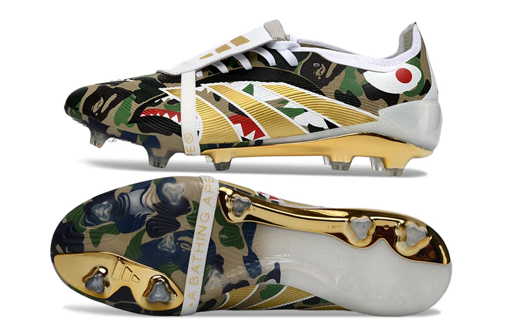 BAPE x Adidas Predator Elite - FG Cleats Tongue