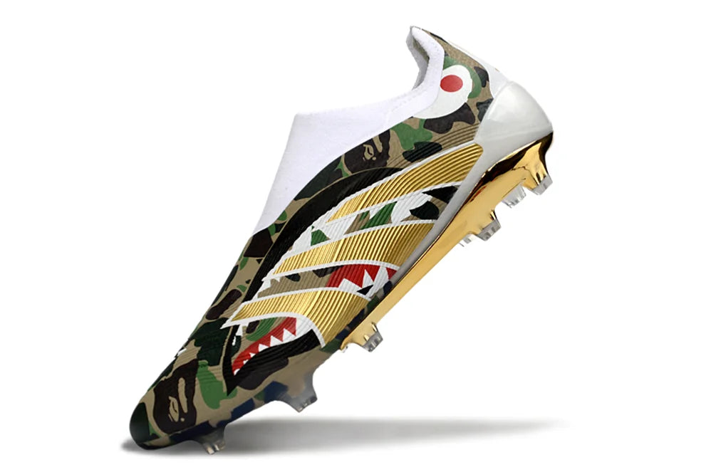 BAPE x Adidas Predator Elite - FG Cleats Laceless