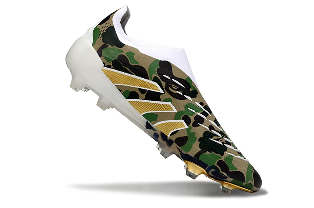 BAPE x Adidas Predator Elite - FG Cleats Laceless