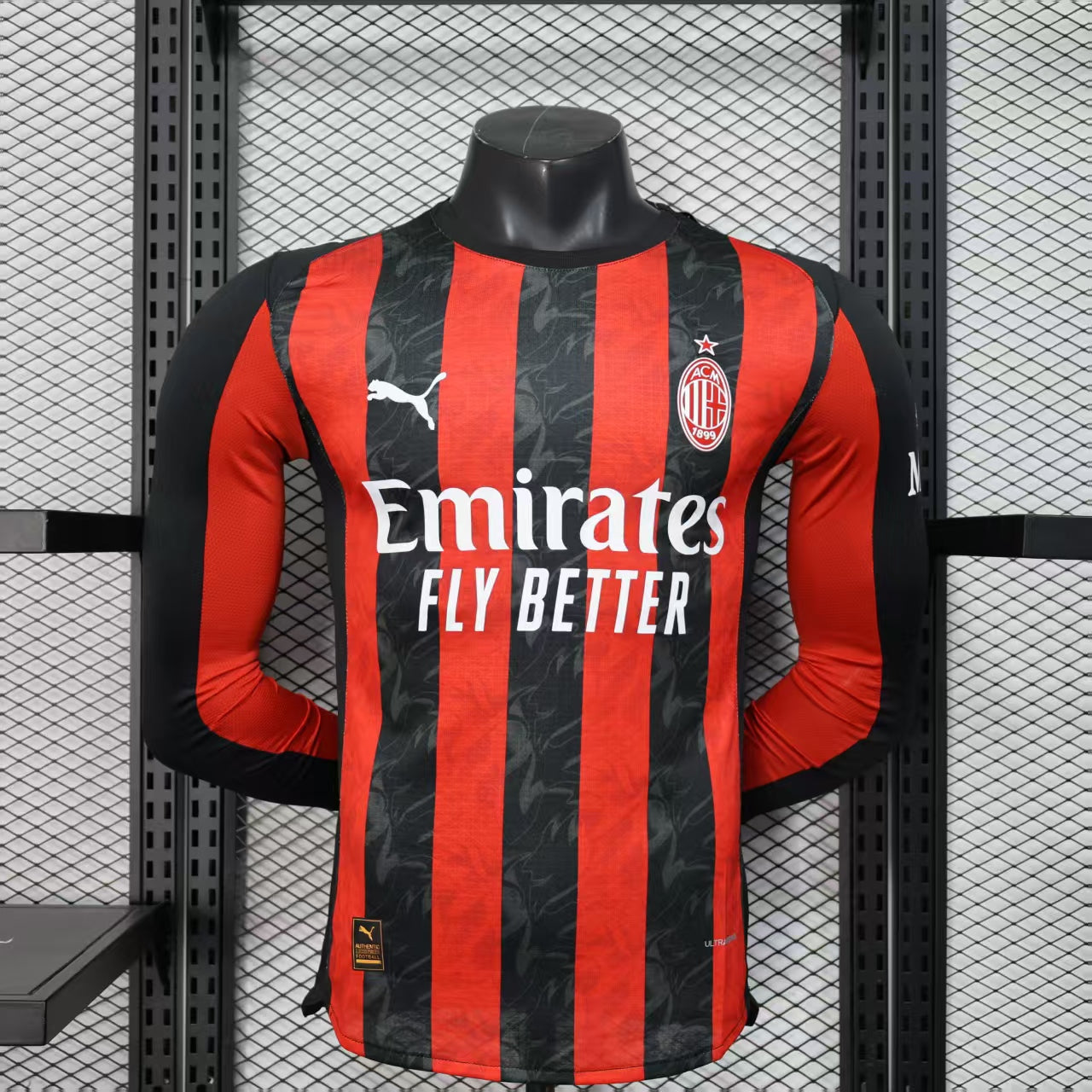 AC Milan 2025-26 Home Long Sleeve