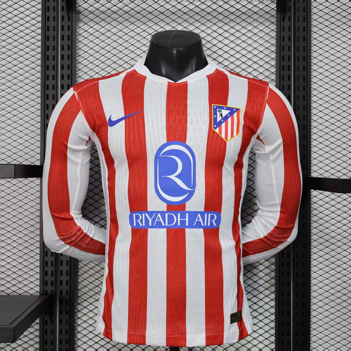 Athletico Madrid 2025-26 Home Long Sleeve