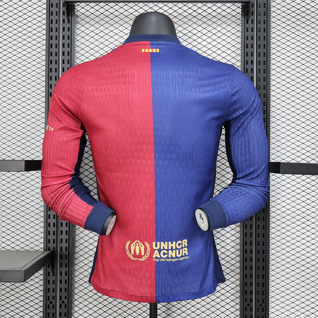FC Barcelona 2024-25 Home Long Sleeve Coldplay Special
