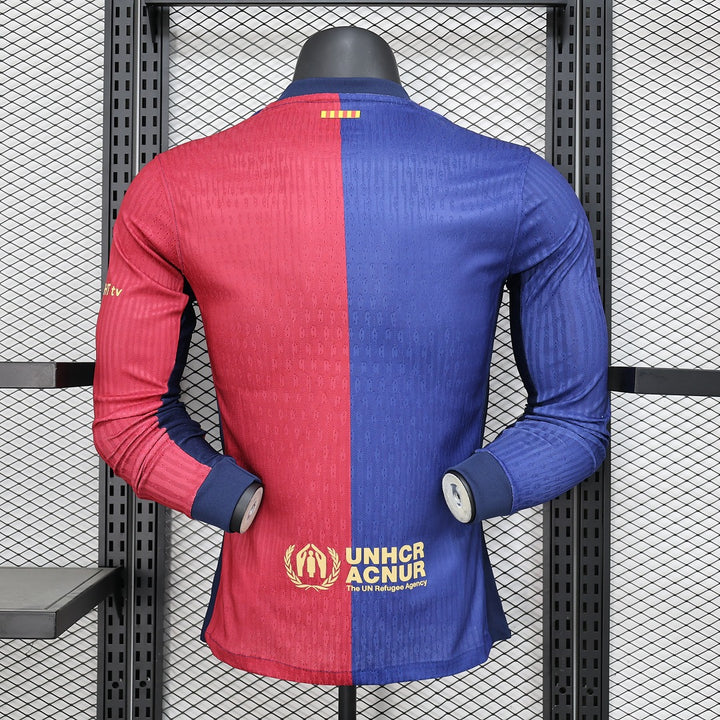 FC Barcelona 2024-25 Home Long Sleeve Coldplay Special