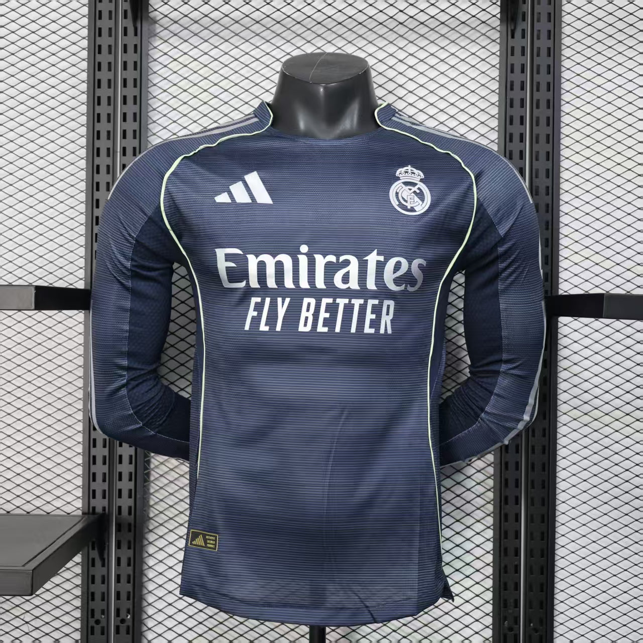 Real Madrid 2025-26 Away Long Sleeve