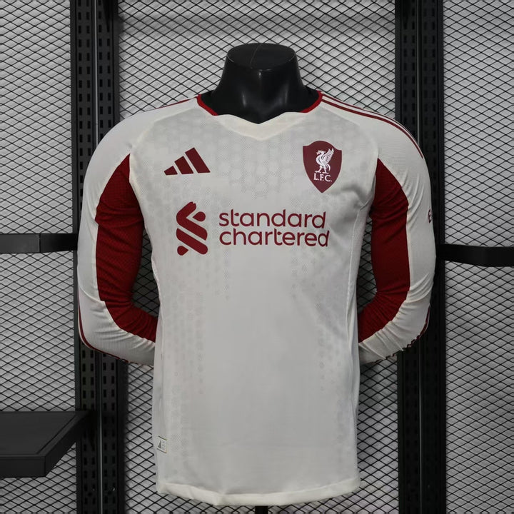 Liverpool 2025-26 Away Kit Long Sleeve