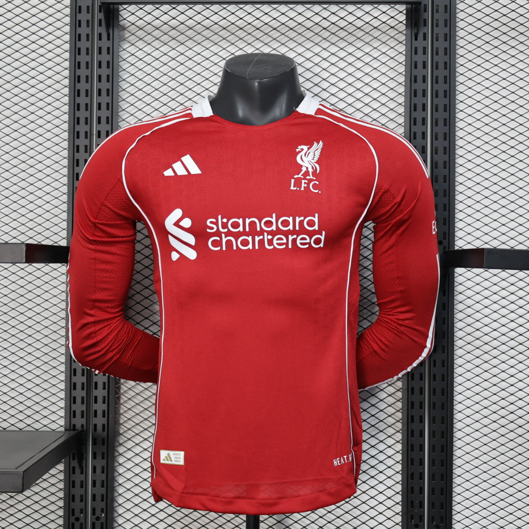 Liverpool 2025-26 Home Long Sleeve