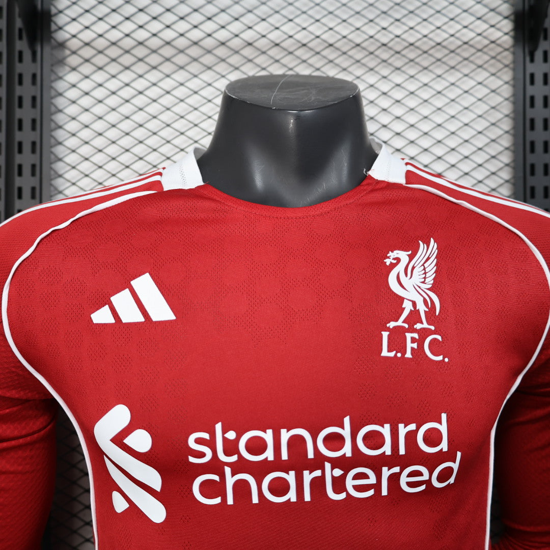 Liverpool 2025-26 Home Long Sleeve