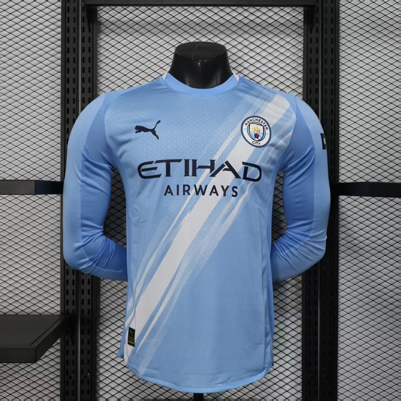 Manchester City 2025-26 Home Long Sleeve