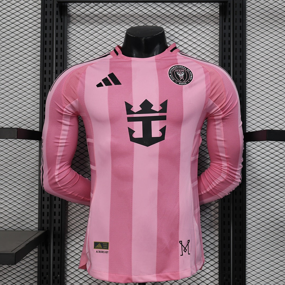 Inter Miami 2025-26 Home Long Sleeve
