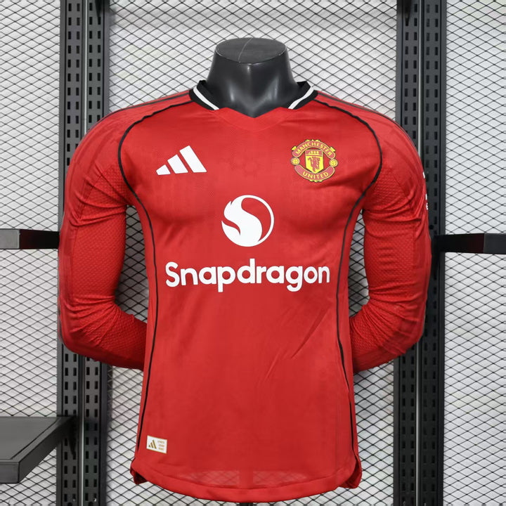 Manchester United 2025-26 Home Long Sleeve